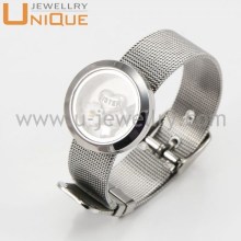 Wholesale 25mm plain Watch bracelet with floating charm locket