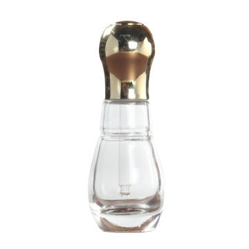 Flacon compte-gouttes en verre en forme de tambour de 30 ml