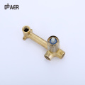 Brass 2 hole wall mount basin faucet