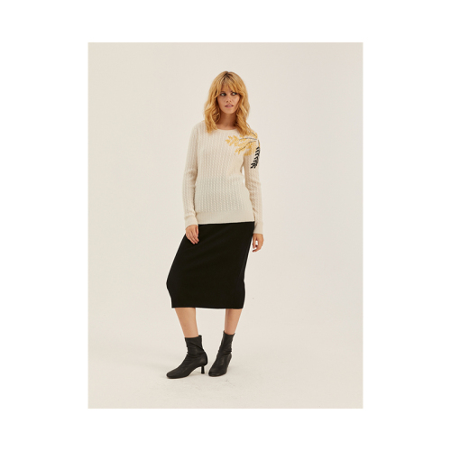 Sweater Pullover O-Neck Regular yang selesa