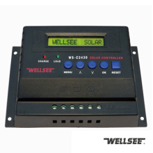 WELLSEE factory solar battery charge regulator WS-C2460 12V 24V 60A PV charge controller with .LCD display