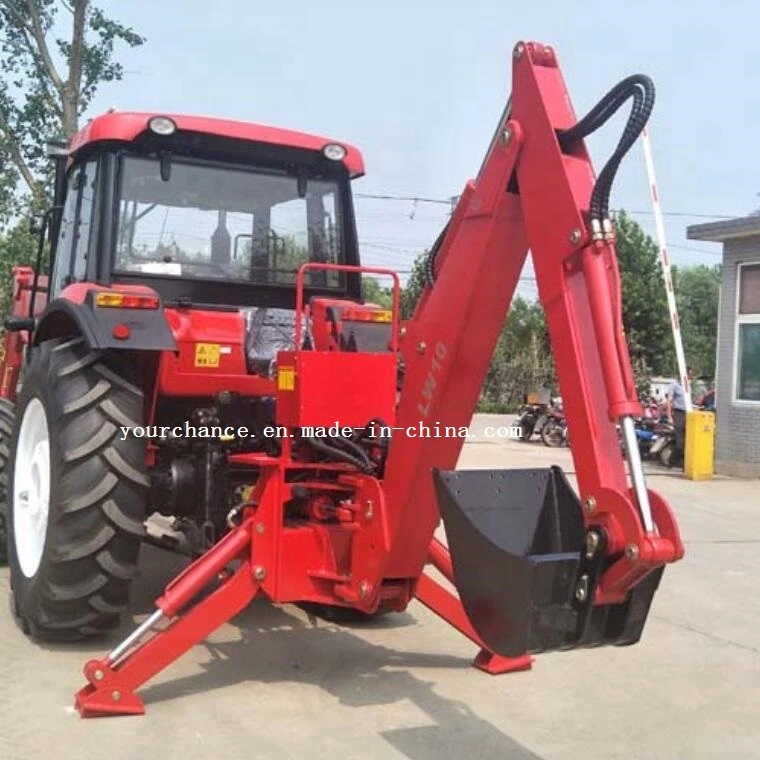 Russia Hot Sale Lw-10 Heavy Duty 70-120HP Tractor Mounted 3 Point Hitch Pto Drive Hydraulic Backhoe