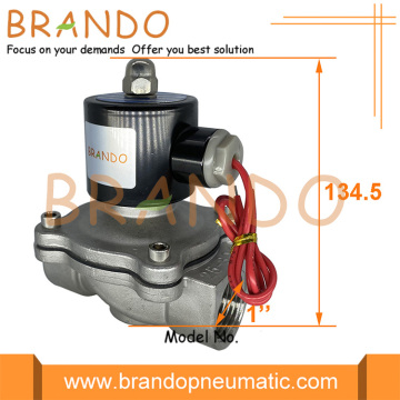 SUW-25 1 &#39;&#39; Pilot Diyaframlı Su Solenoid Valfı