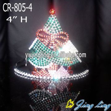 Vacaciones del Rhinestone árbol de Navidad concurso coronas