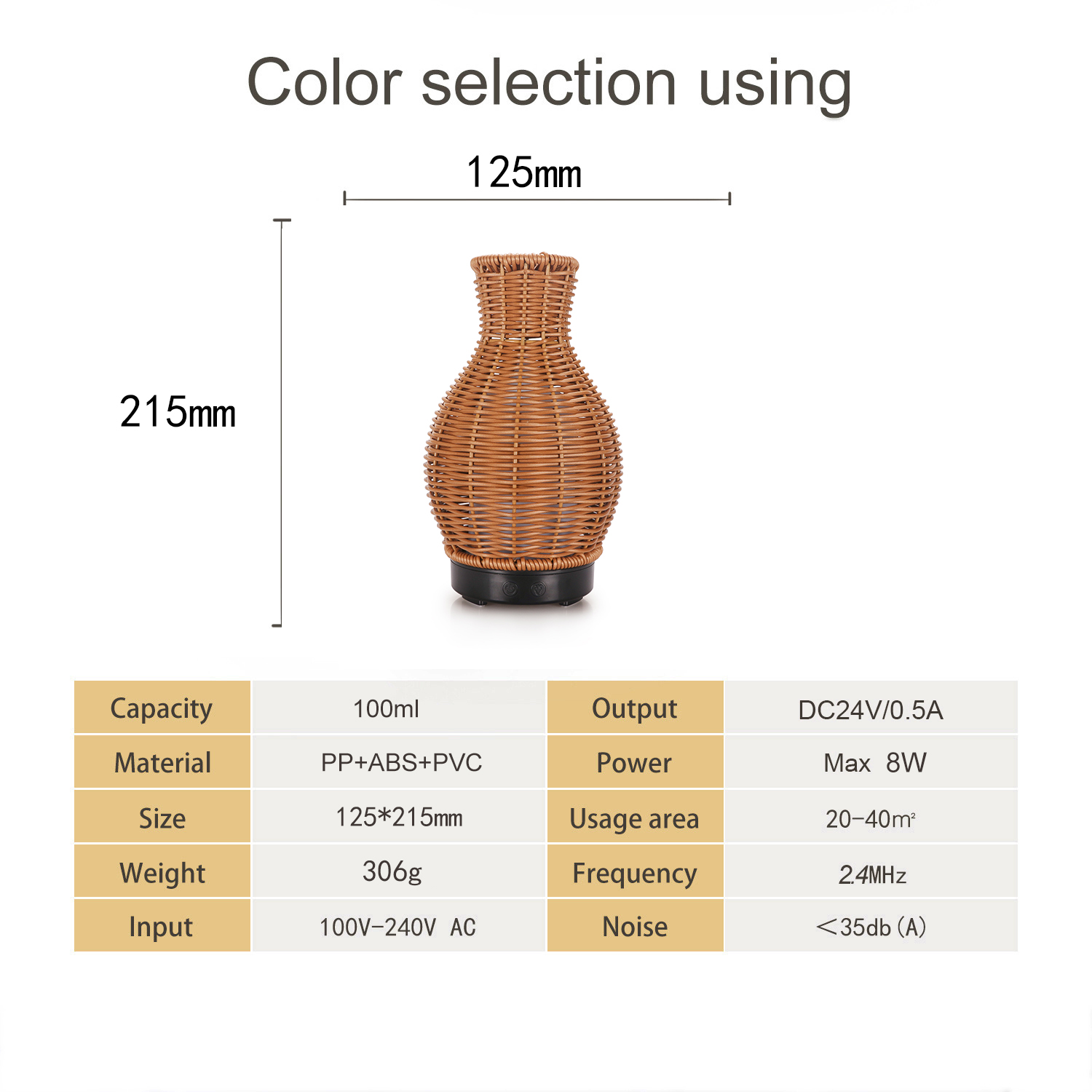 Cool Mist Humidifier and Aromatherapy Diffuser Cool Mist Humidifier and Aromatherapy Diffuser