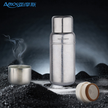 Pure Titanium Metal Thermos Bottle