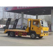 SINOTRUCK 4X2 5-7Ton Low شاحنة مسطحة منخفضة