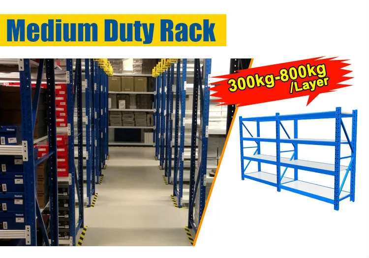 Long Span Medium Duty Rack/Shelf From Nanjing Factory