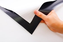 Durable Blockout Banner Material Display