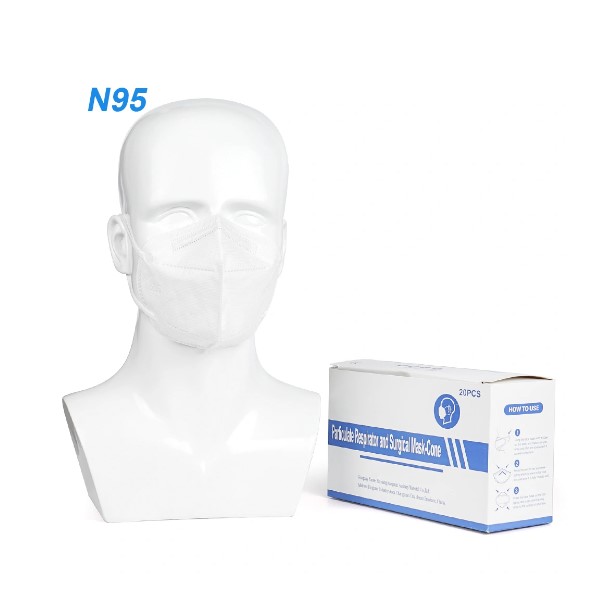 قناع وجه عالي الجودة مضاد للفيروسات N95