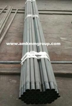 Calorized and ceramic coated oxygen lance pipe