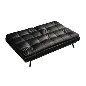 Cabriolet Metall Falten Leder Futon Schlafsofa