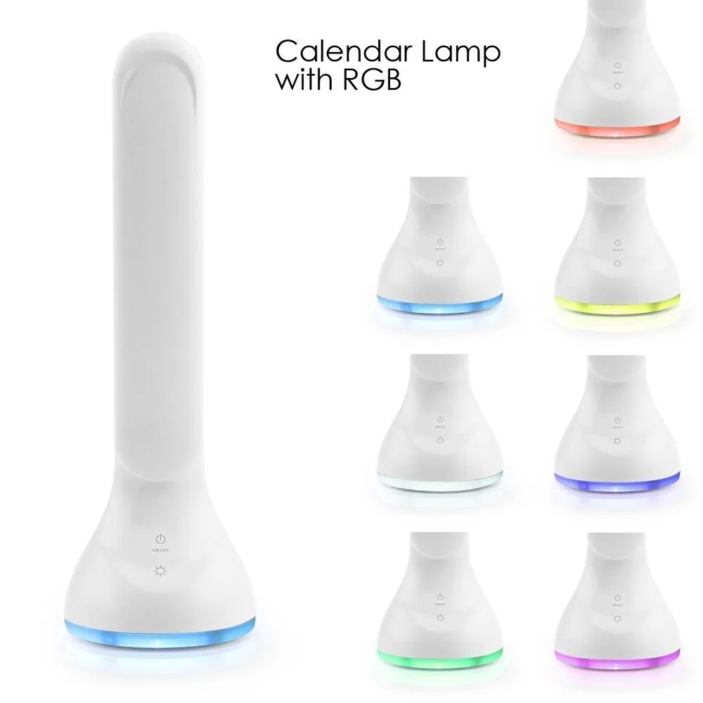 Smart USB Desk Lamp with Built-in Alarm Clock Functionality