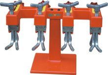 heating double shoe strecthing machine