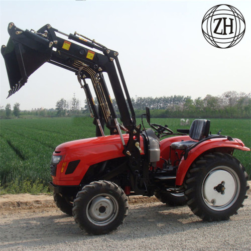 Small Garden Tractor with Front end Loader and Backhoe