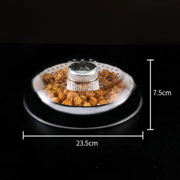 Plastic Lid With Rotatable Switch For Storage Food