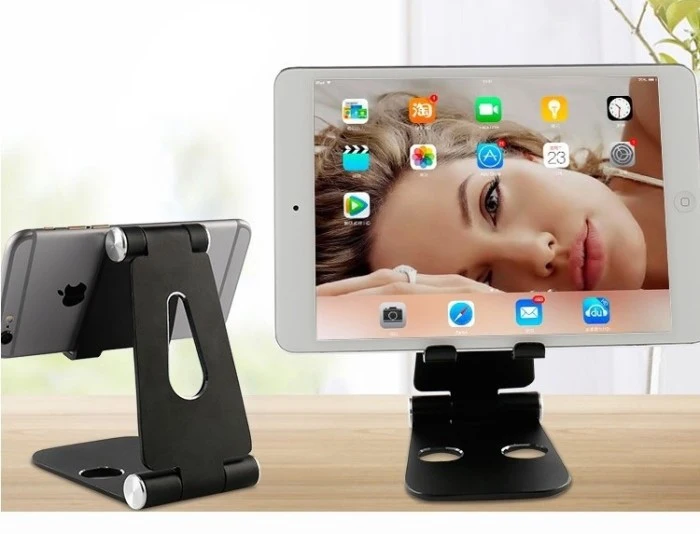 Lazy Portable Mobile Phone Stand Aluminum Tablet Holder