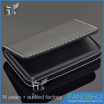 Leather card case for business card, credit card, name card