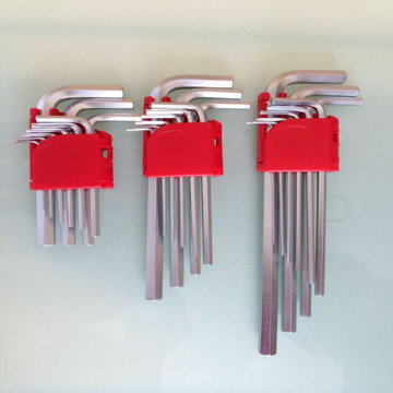 Flat Head 9pcs Hex Allen Key