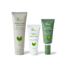 Private Label Herbal Skin Care Set with Neem Face Wash for Rejuvenation and Redness Reduction