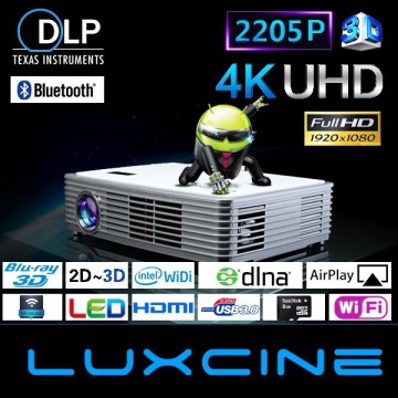 Best home theater projectors of 2014 1500 Lumens 3D Home Theater Projectors 1280*800 Osram LED Lamp