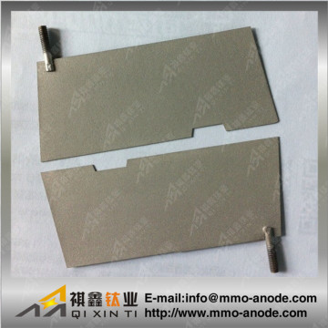 Platinum plated titanium anode