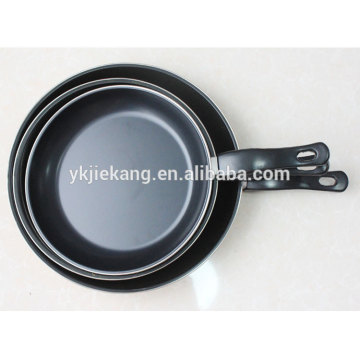 Bakelite handle carbon steel cooking frying pan