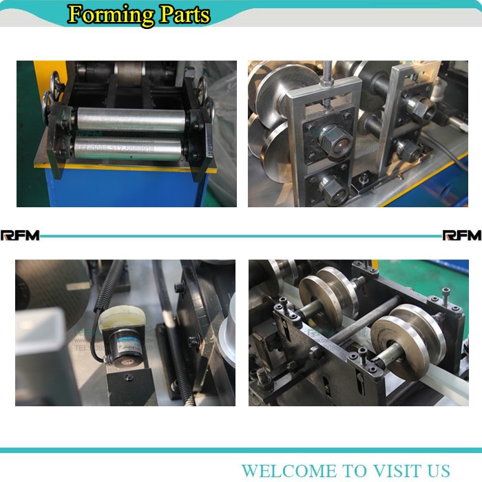 Construction Building Material Touch screen hat sheet metal steel frame profile c channel roll forming machine