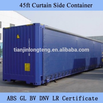 45ft Tarpaulin Curtain Side Container with CSC Certification