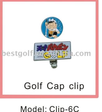 golf cap clips