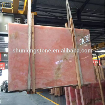 Pink Onyx big slab,Pink Onyx wall tile