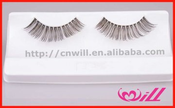 Natural False Eyelash Synthetic Hair False Eyelashes Black Eyelashes