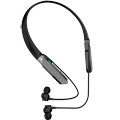Bluetooth Neckband Hearing Headphones Headsets Rechargeable