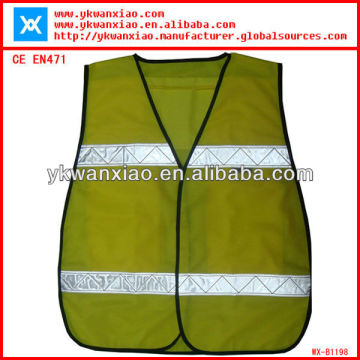 safety pocket vest with PVC tape ;reflective pocket vest with multi~pockets;safety reflective pocket vest with 5 pockets