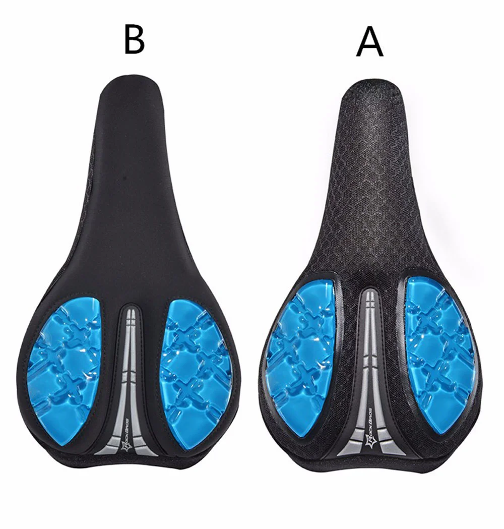 Reflective Design Thick and High Elasticity Soft Bicycle Saddle