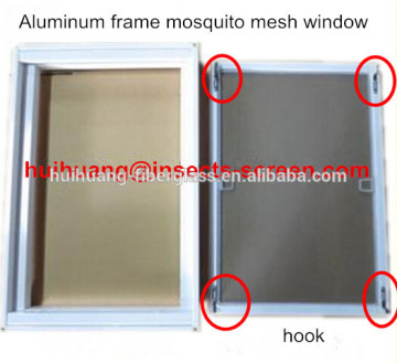 DIY aluminum fiberglass mesh windows