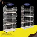 Supermarket Metal paparan berdiri Wire Shelving