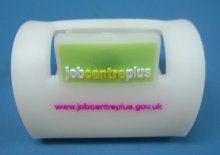 concise style embossing words silicone moblie holder