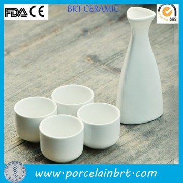 Japanese style popular pure white Wine Sake Cup wholesale