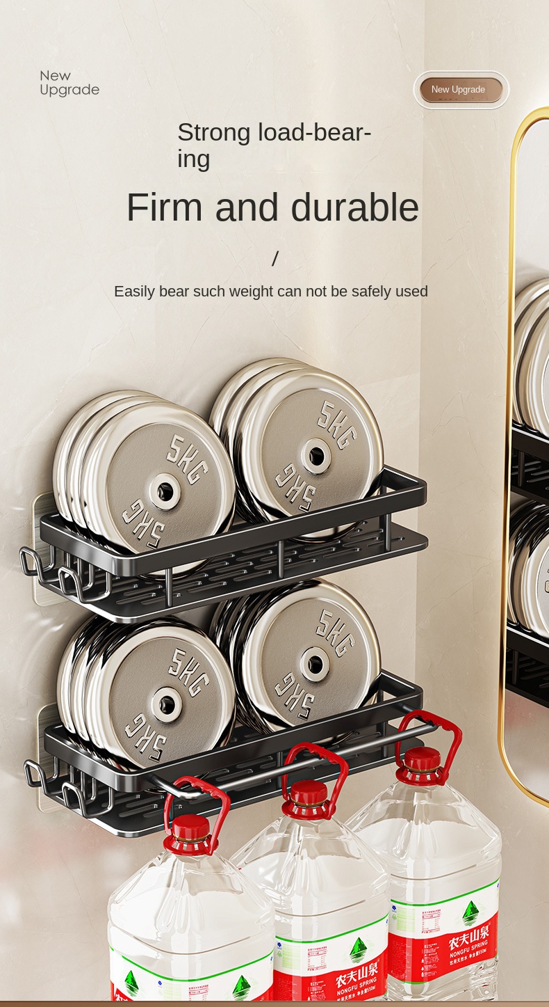 Duvara Monte Tuvalet Depolama Rafı Wall-Mounted Toilet Storage Rack