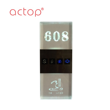 ขายด่วน Door Plate กระจกสำหรับโรงแรมสมาร์ท