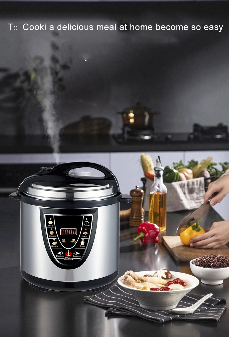 D06 Safe Multipurpose Electric Pressure Cookers, Hot Selling Home Appliance Electrical Instant Hot Pot Pressure Cooker 7 in 1, Pressure Cooker Made in China
