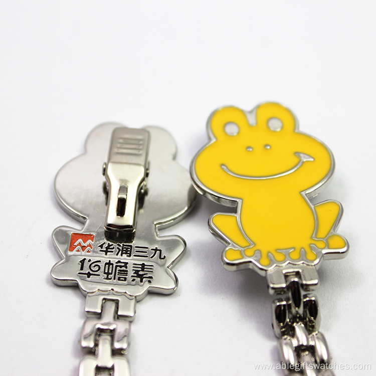 New Arrival Yellow Face Steel Nurse Brooch Watch