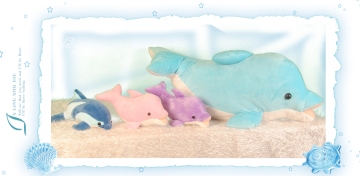 Sea museum series dolphin pillow