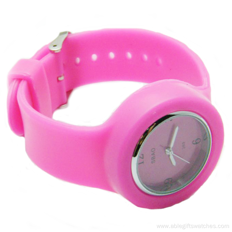 2016 New Popular Child Girls Silicone Strap Quartz Watch