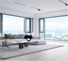 Enjoy the integrated casement window with window screen