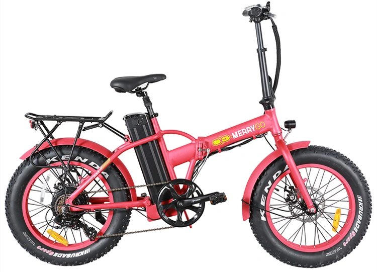 Ce Folding Electric Bike Lithium Battery Powered Electric Fat Folding Bike 20 Inch