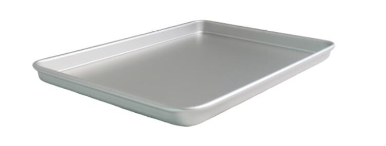 Bandeja para hornear poco profunda rectangular de aleación de aluminio con rejilla de enfriamiento (18) Aluminium Alloy Rectangular Shallow Baking Pan With Cooling Rack (18)