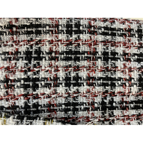 Tissu tricoté fantaisie en polyester