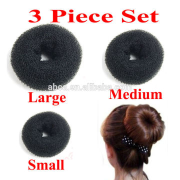 7cm donut hair accessories/hair donut bun